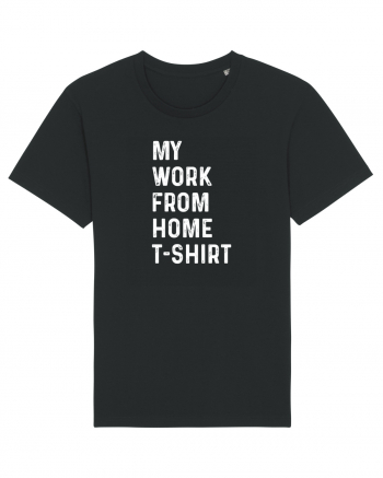 Work from home shirt Black