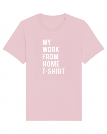 Work from home shirt Cotton Pink