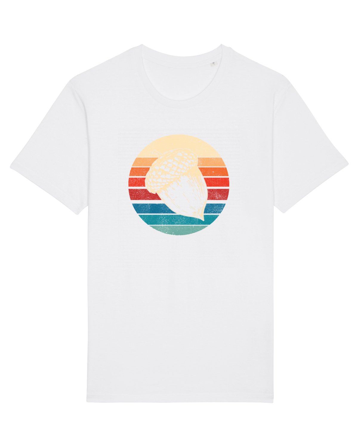 Tricou mânecă scurtă Unisex Rocker White