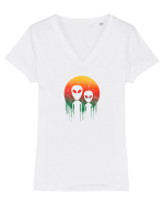 Aliens Tricou mânecă scurtă guler V Damă Evoker