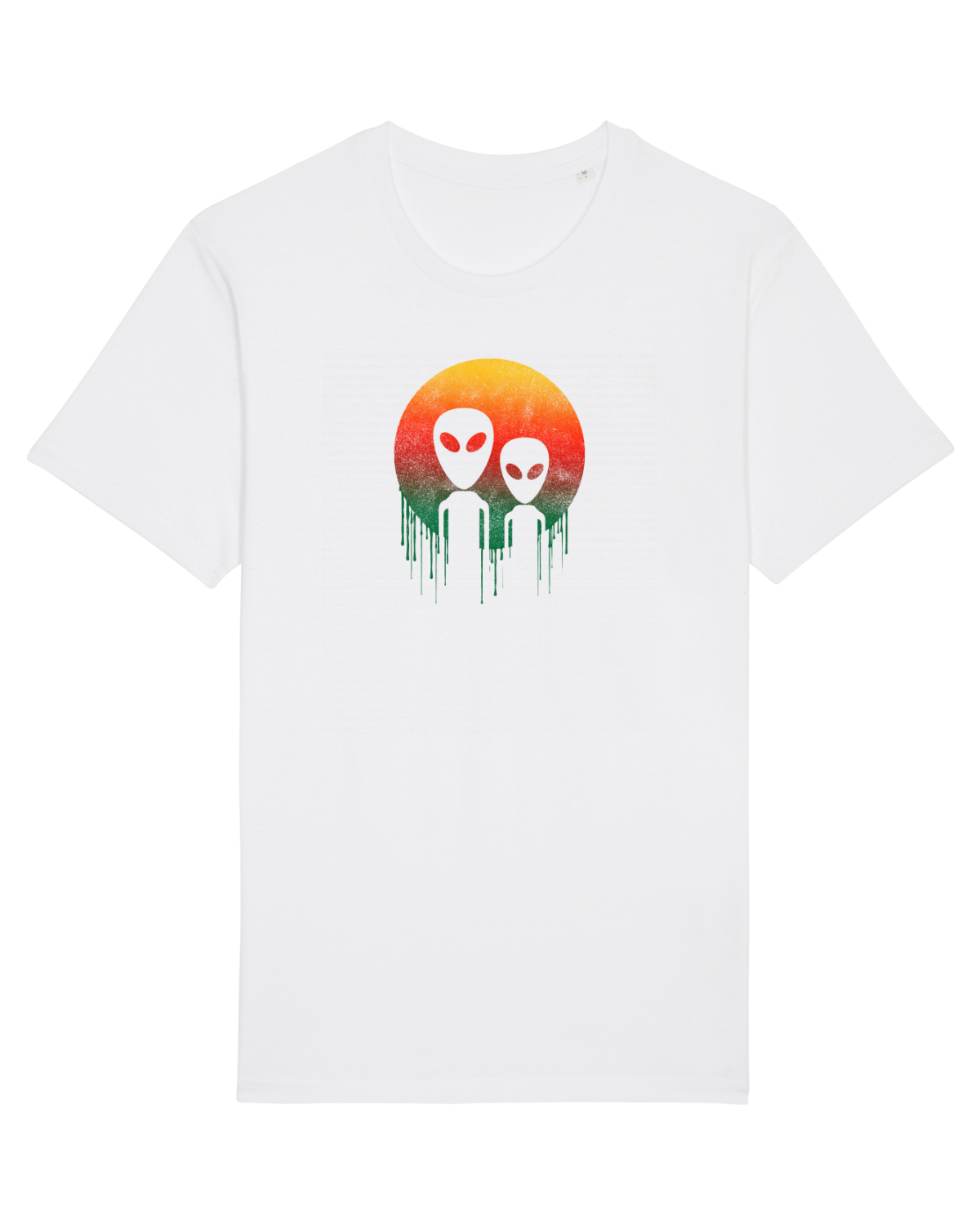 Tricou mânecă scurtă Unisex Rocker White
