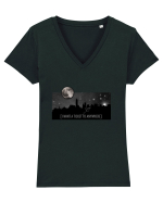 I Want a Ticket to Anywhere Tricou mânecă scurtă guler V Damă Evoker