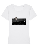 I Want a Ticket to Anywhere Tricou mânecă scurtă guler larg fitted Damă Expresser