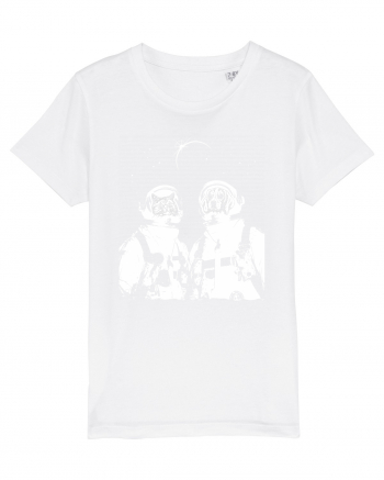 Cat and Dog  Astronauts White