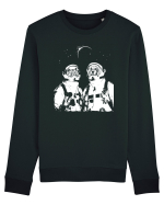 Cat and Dog  Astronauts Bluză mânecă lungă Unisex Rise