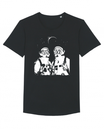 Cat and Dog  Astronauts Black