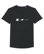 Catfish Tricou mânecă scurtă guler larg Bărbat Skater