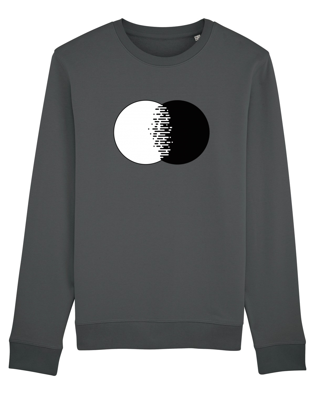 Bluză mânecă lungă Unisex Rise Anthracite