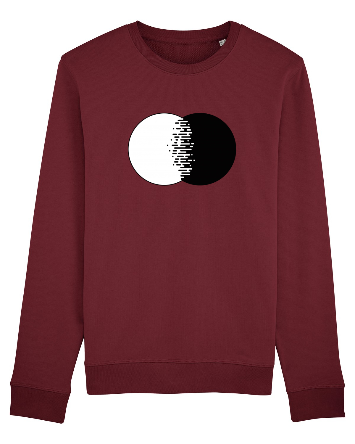 Bluză mânecă lungă Unisex Rise Burgundy