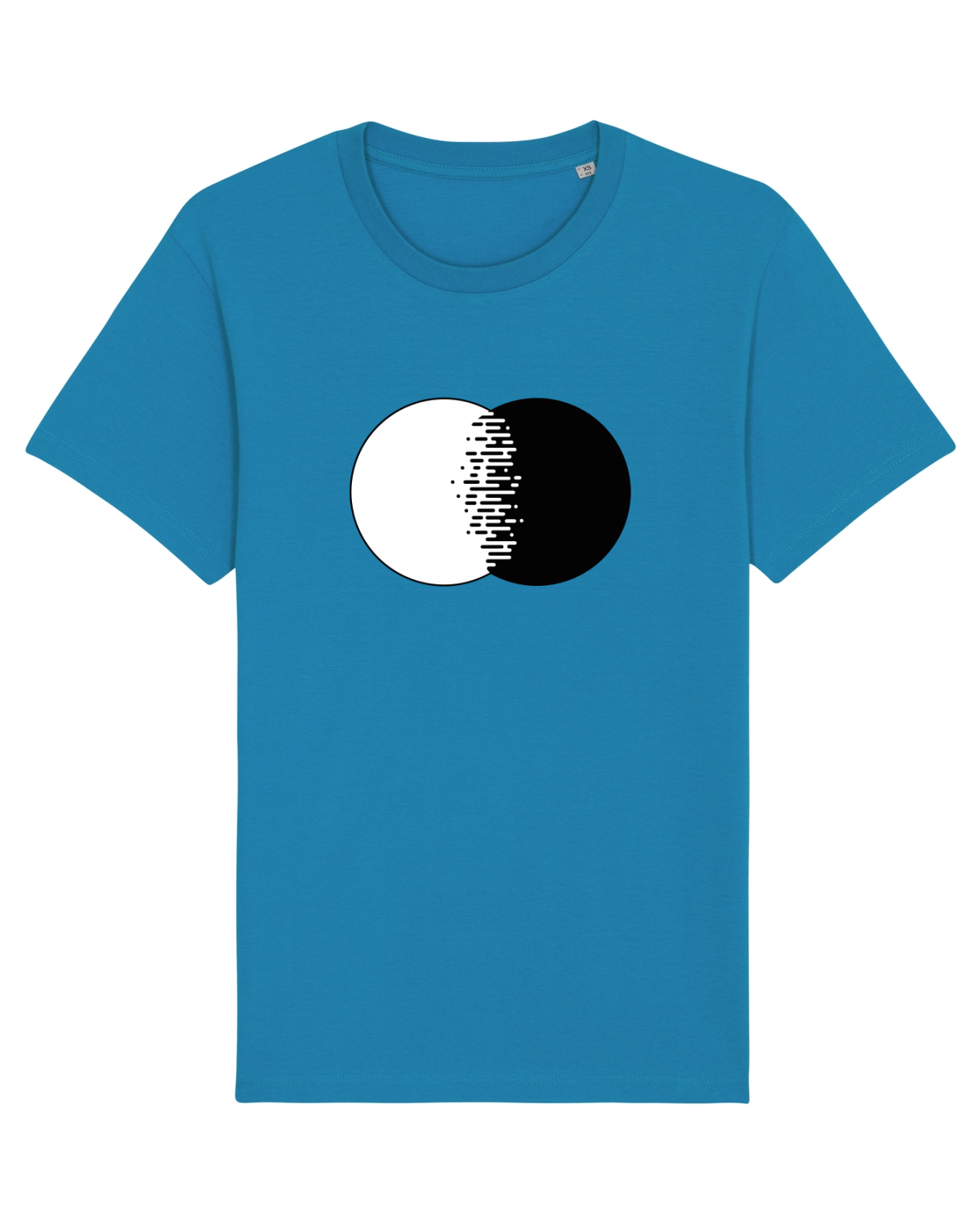 Tricou mânecă scurtă Unisex Rocker Azur