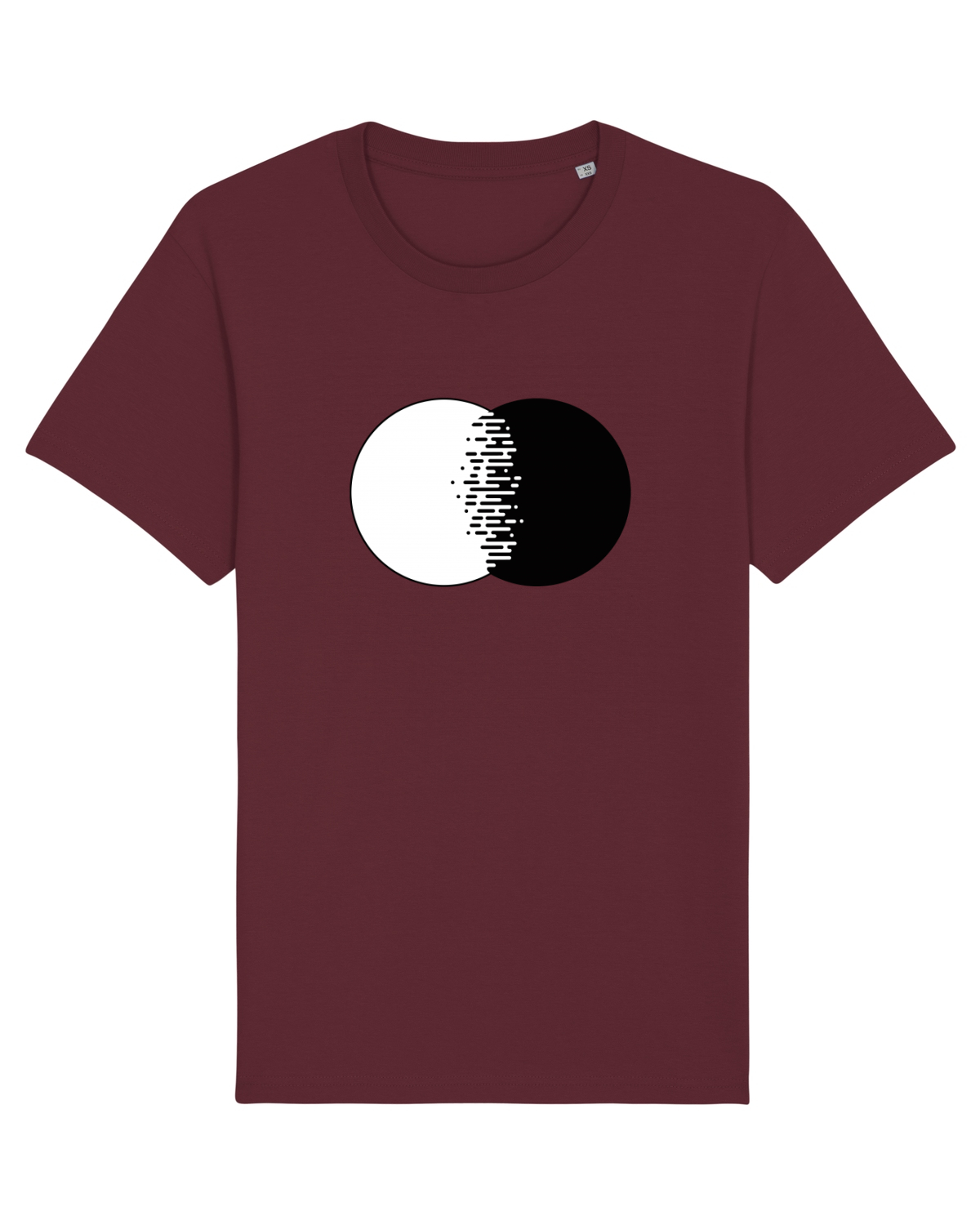Tricou mânecă scurtă Unisex Rocker Burgundy