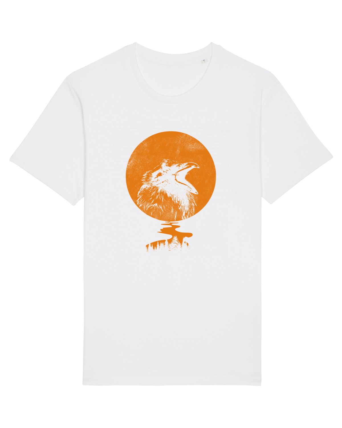 Tricou mânecă scurtă Unisex Rocker White