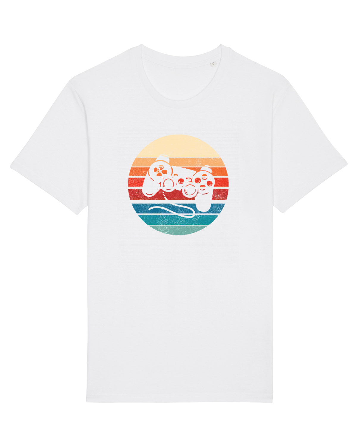 Tricou mânecă scurtă Unisex Rocker White