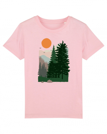 Mountains. Cotton Pink