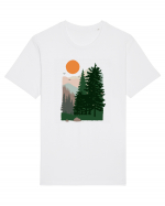 Mountains. Tricou mânecă scurtă Unisex Rocker