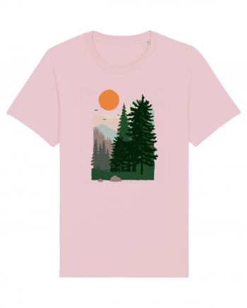 Mountains. Cotton Pink