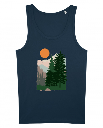 Mountains. Navy