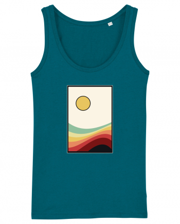 Retro sun Ocean Depth