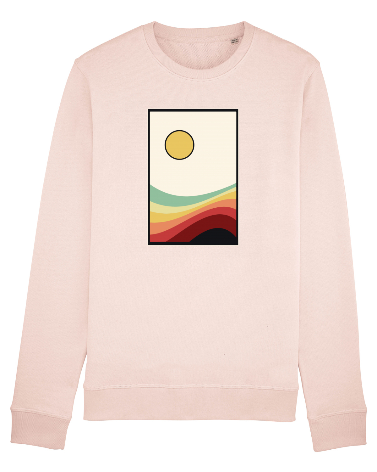 Bluză mânecă lungă Unisex Rise Candy Pink