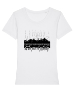All the Pain Of Yesterday Tricou mânecă scurtă guler larg fitted Damă Expresser