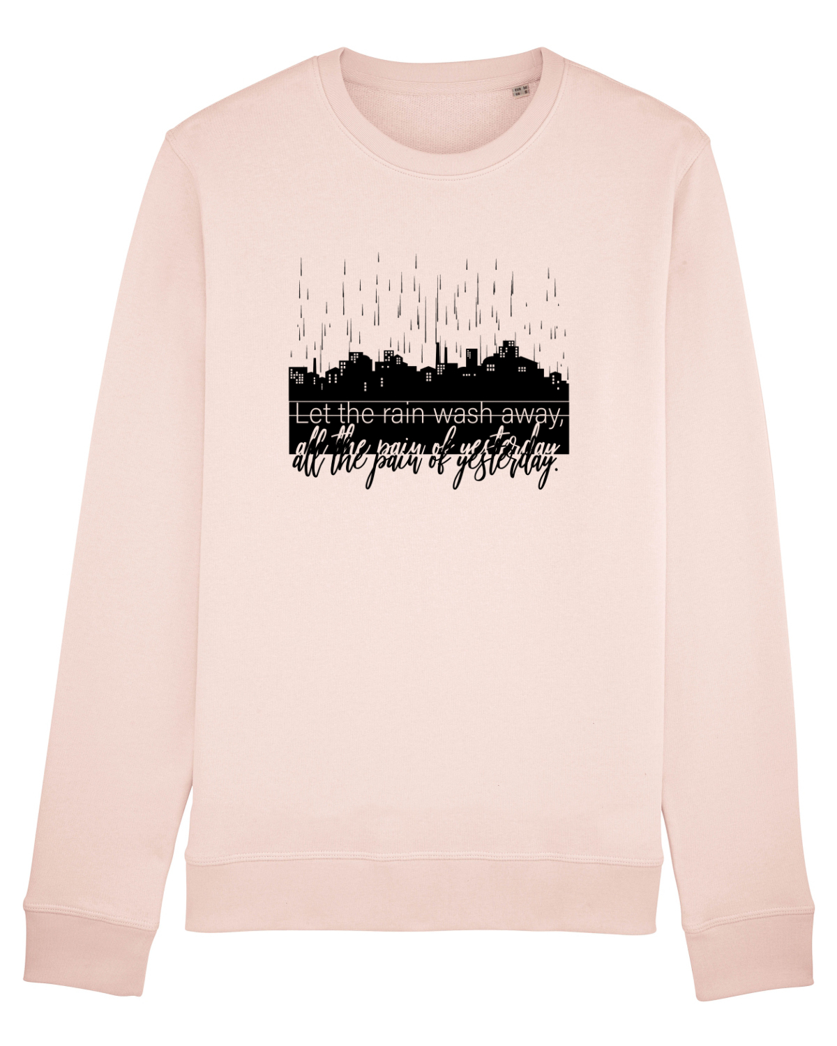 Bluză mânecă lungă Unisex Rise Candy Pink