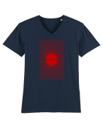 Abstract Sun  Tricou mânecă scurtă guler V Bărbat Presenter