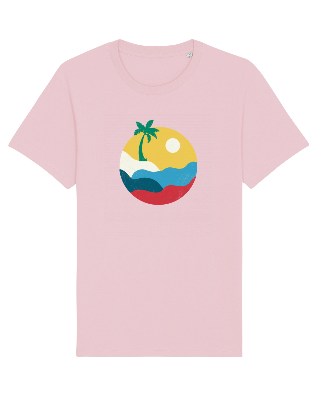 Tricou mânecă scurtă Unisex Rocker Cotton Pink