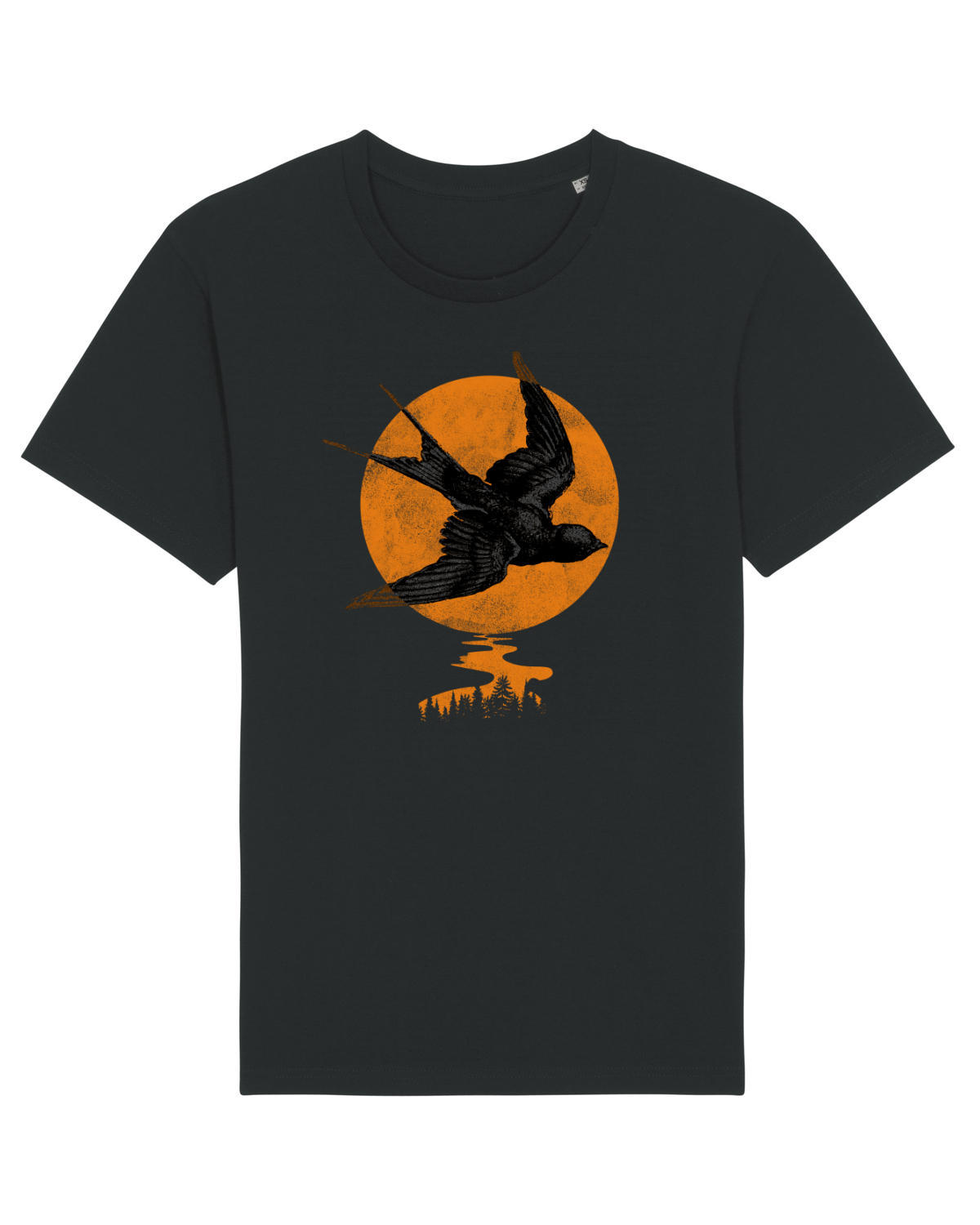 Tricou mânecă scurtă Unisex Rocker Black