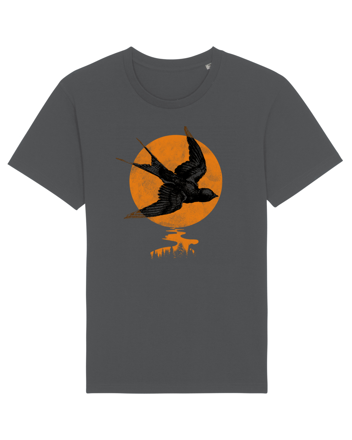 Tricou mânecă scurtă Unisex Rocker Anthracite