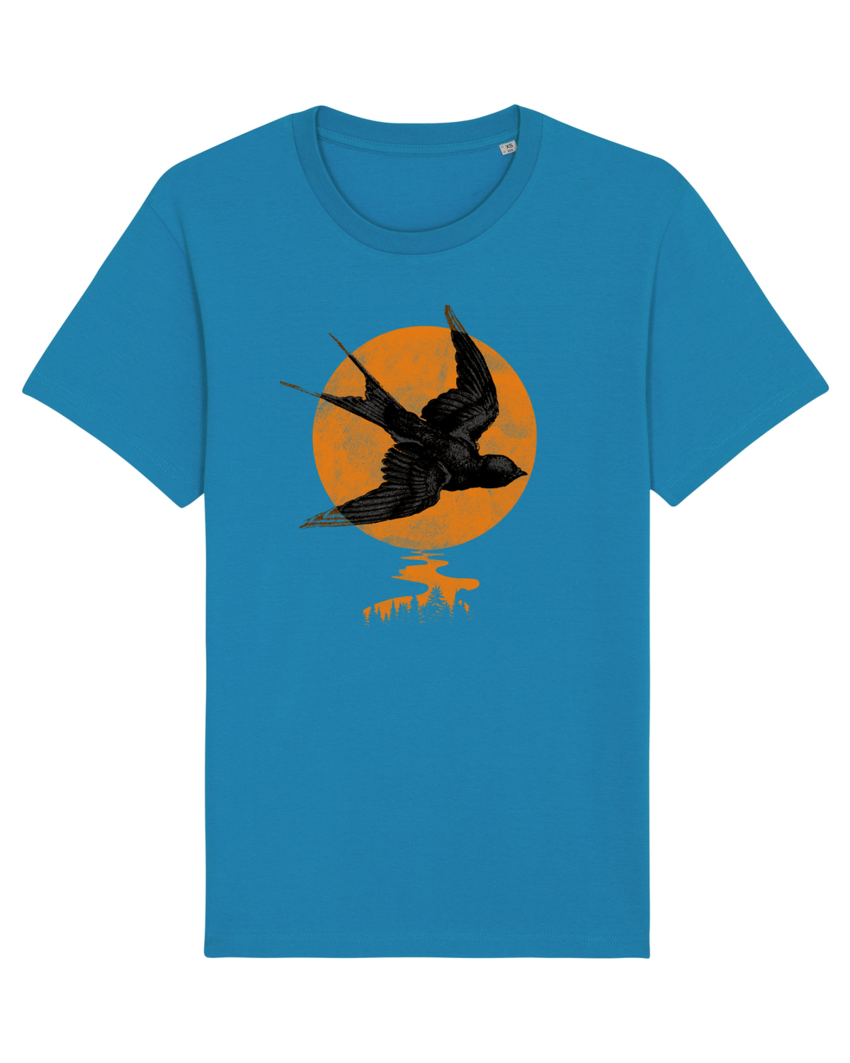 Tricou mânecă scurtă Unisex Rocker Azur
