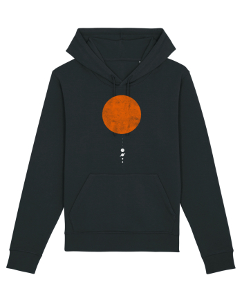 Solar planets Black