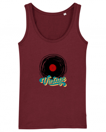 Vintage Disc Burgundy