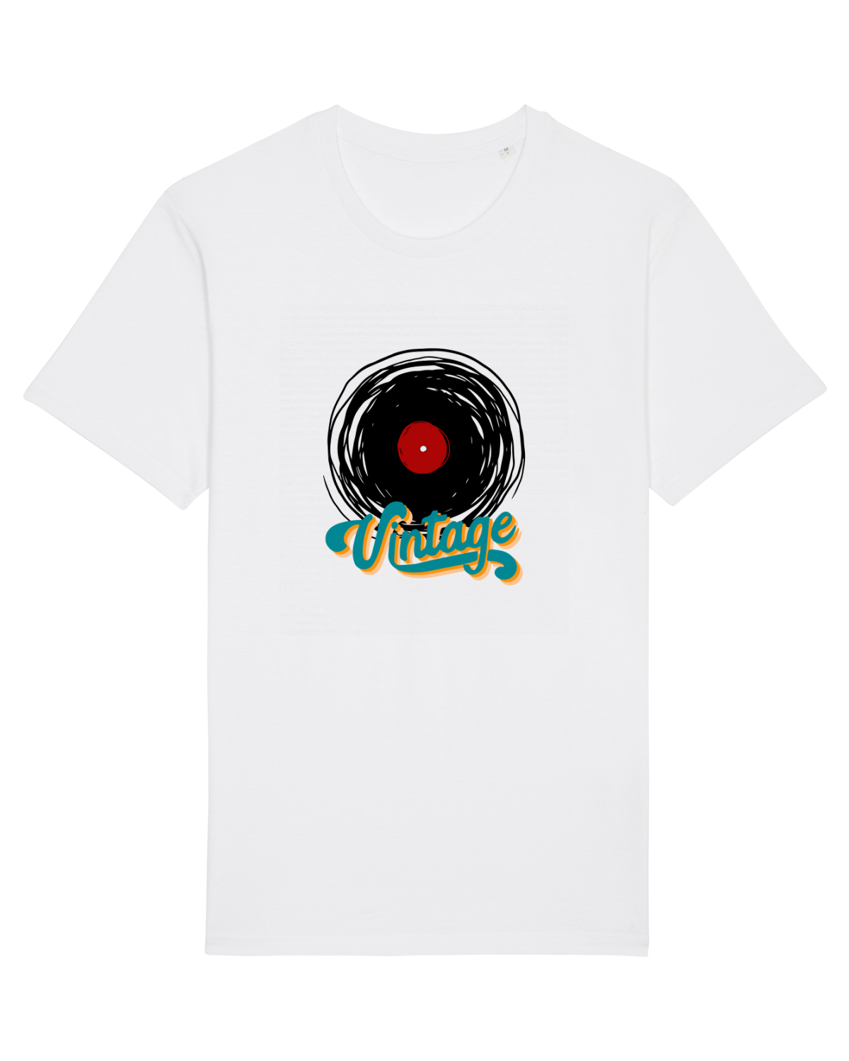 Tricou mânecă scurtă Unisex Rocker White