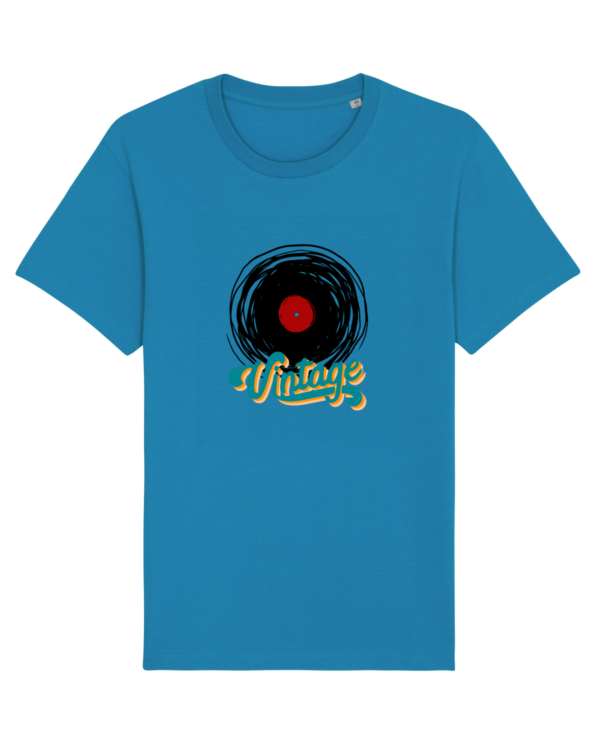 Tricou mânecă scurtă Unisex Rocker Azur