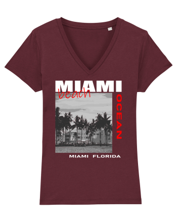 Miami Florida Burgundy