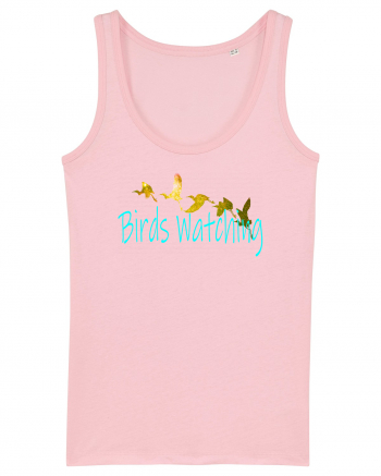 Birds Watching Cotton Pink