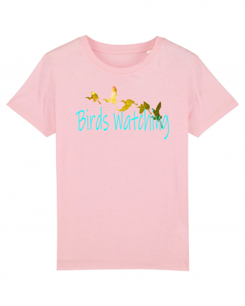 Birds Watching Cotton Pink