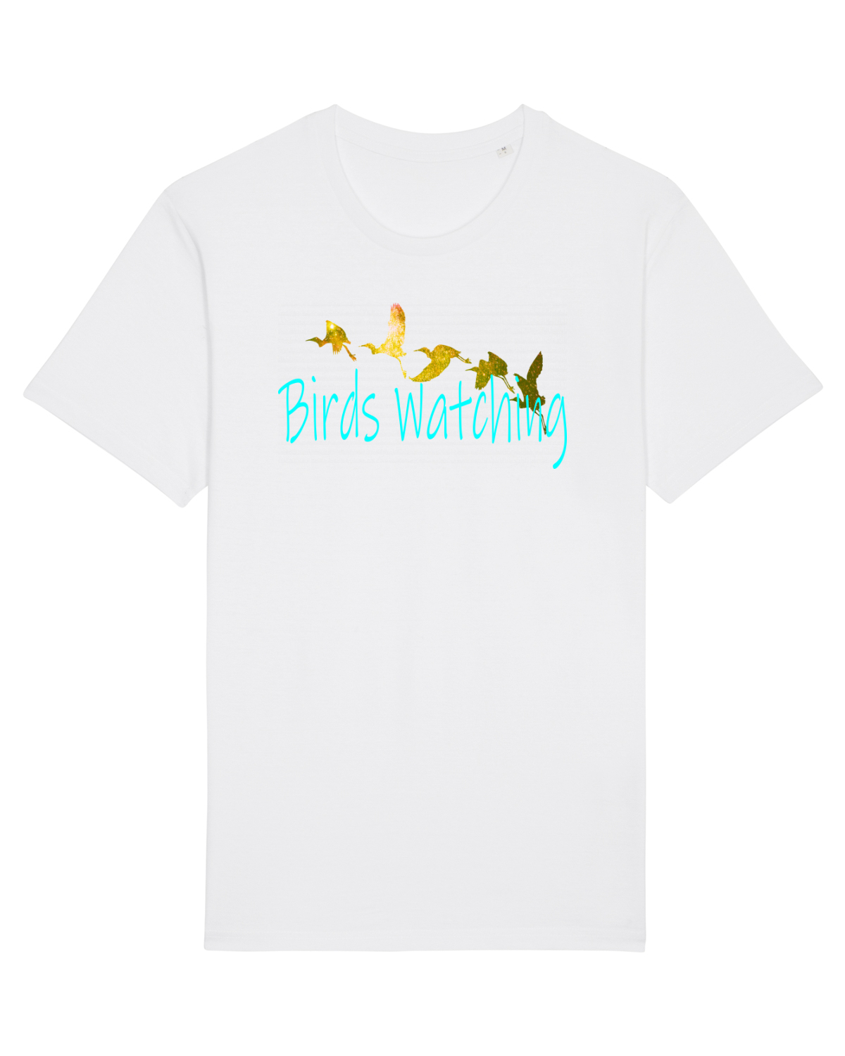 Tricou mânecă scurtă Unisex Rocker White