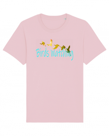 Birds Watching Cotton Pink