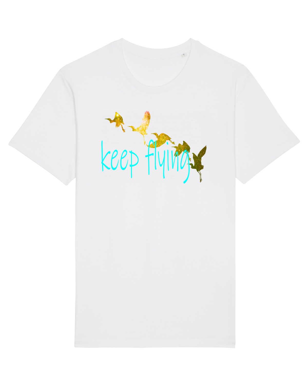 Tricou mânecă scurtă Unisex Rocker White
