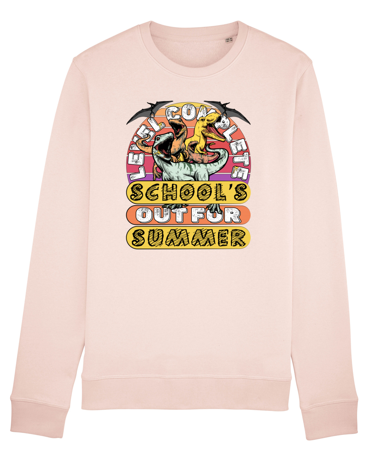 Bluză mânecă lungă Unisex Rise Candy Pink