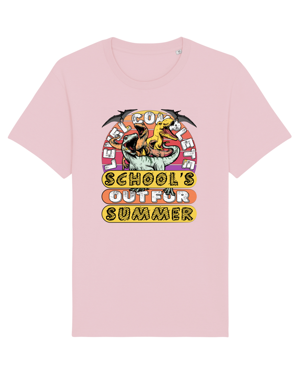 Tricou mânecă scurtă Unisex Rocker Cotton Pink