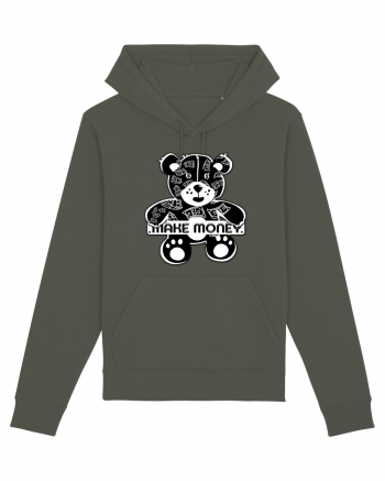 Make Money - Black Teddy Bear Khaki