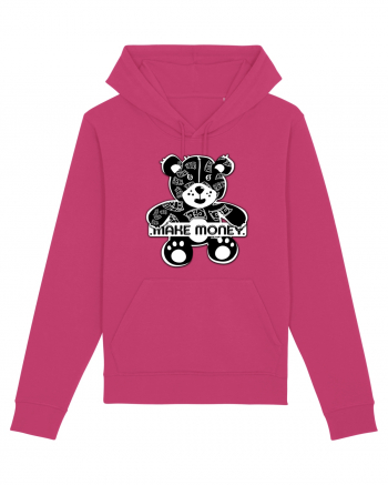 Make Money - Black Teddy Bear Raspberry