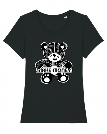 Make Money - Black Teddy Bear Black