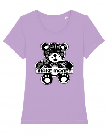 Make Money - Black Teddy Bear Lavender Dawn