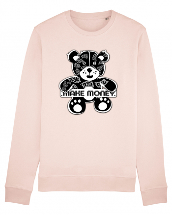 Make Money - Black Teddy Bear Candy Pink