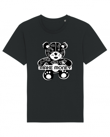 Make Money - Black Teddy Bear Black