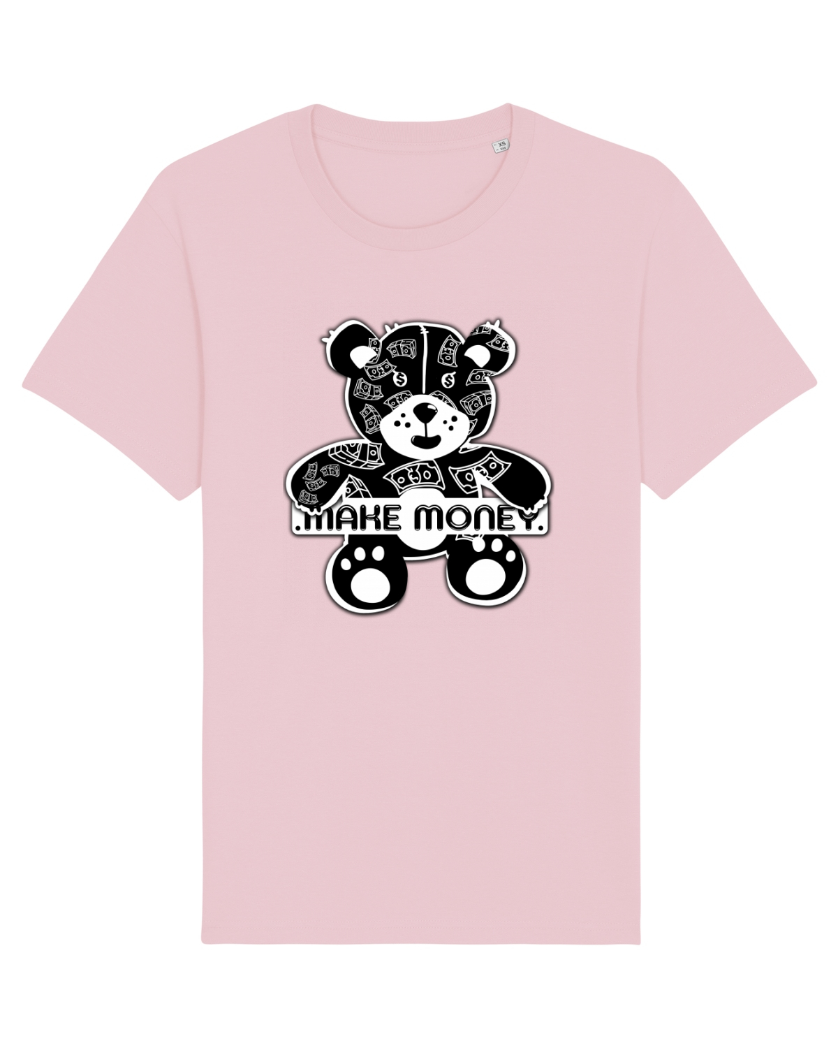 Tricou mânecă scurtă Unisex Rocker Cotton Pink