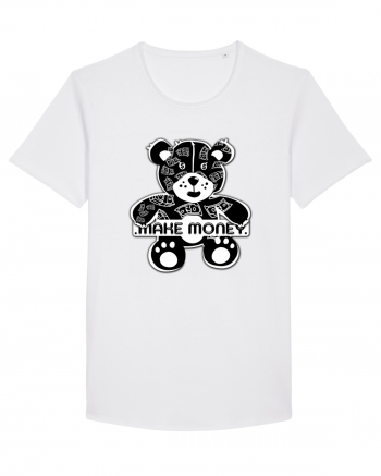 Make Money - Black Teddy Bear White